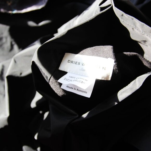 AW18 DRIES VAN NOTEN MARBLE EYE REVERSIBLE COAT 48 - Picture 9 of 13